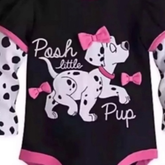 Disney Store  101 Dalmatians Long Sleeve Cuddly Baby - Picture 7 of 8